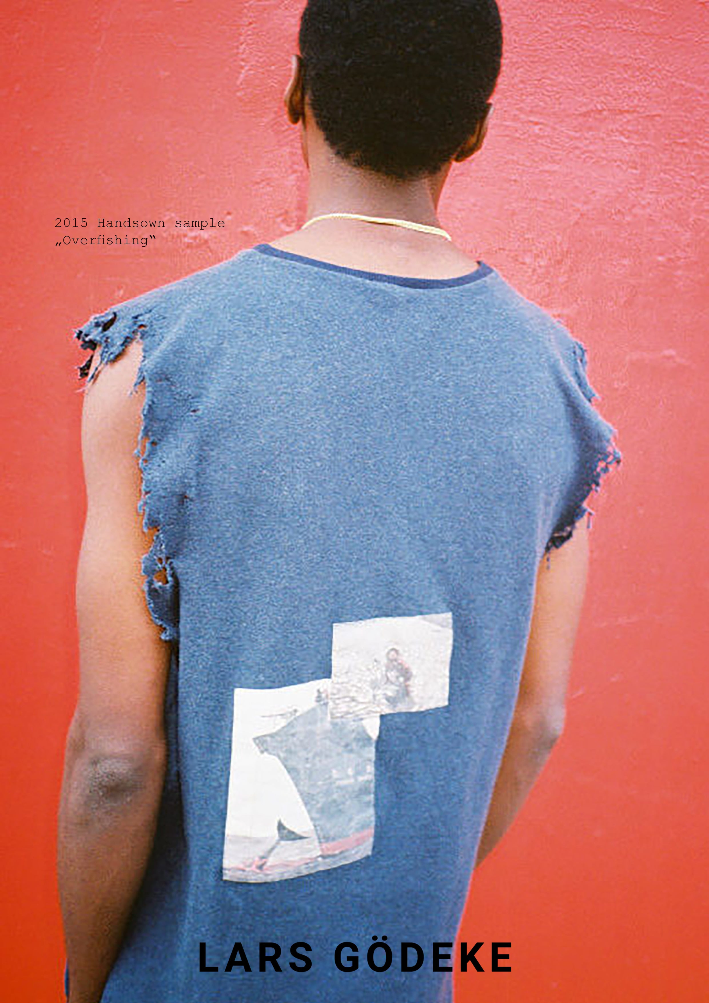 2015 Handsown sample "Overfishing“ by lars gödeke