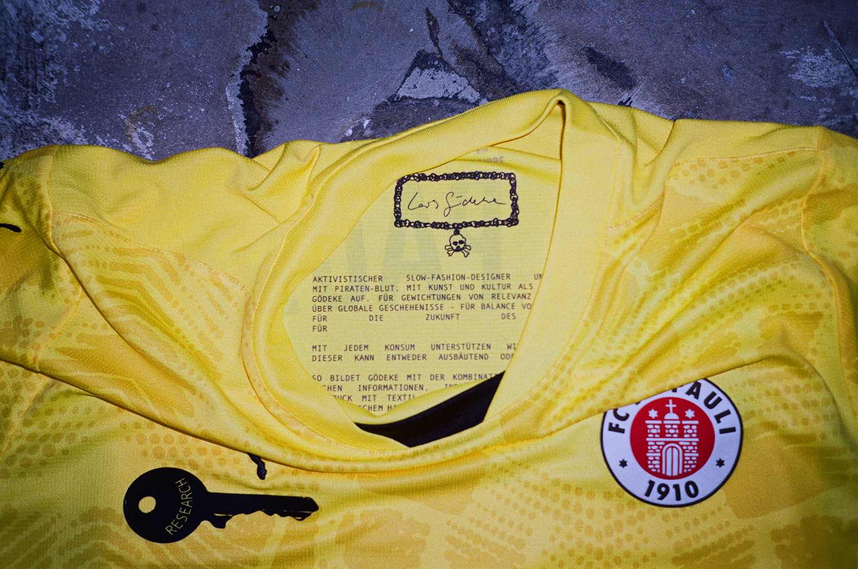 Lars Gödeke RESEARCH IS KEY FC St. Pauli Trikot